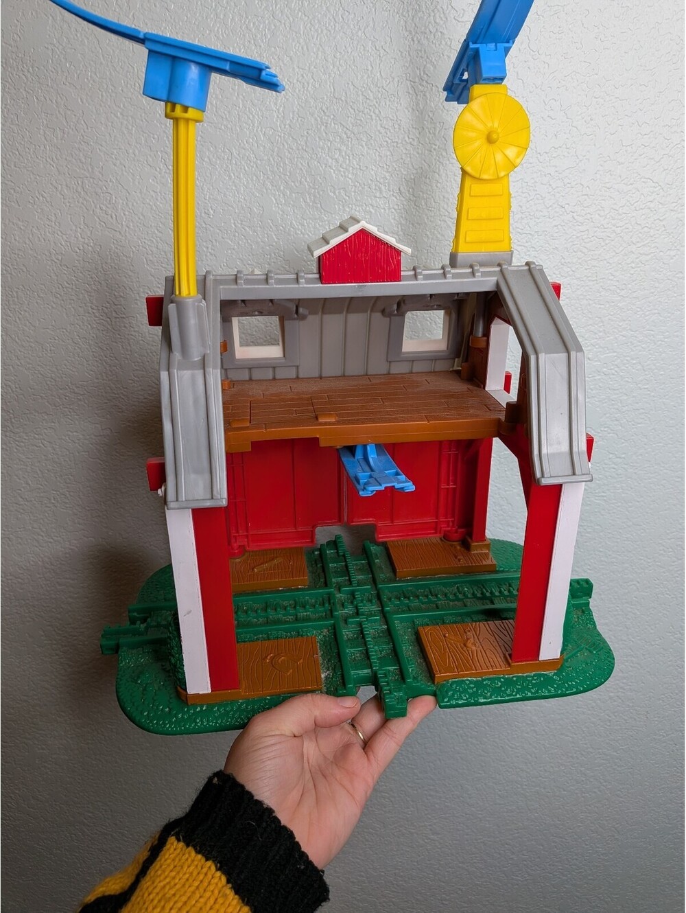 Fisher-Price GeoTrax Blast-Through Barn GeoAir Expansion Track N1450 2008